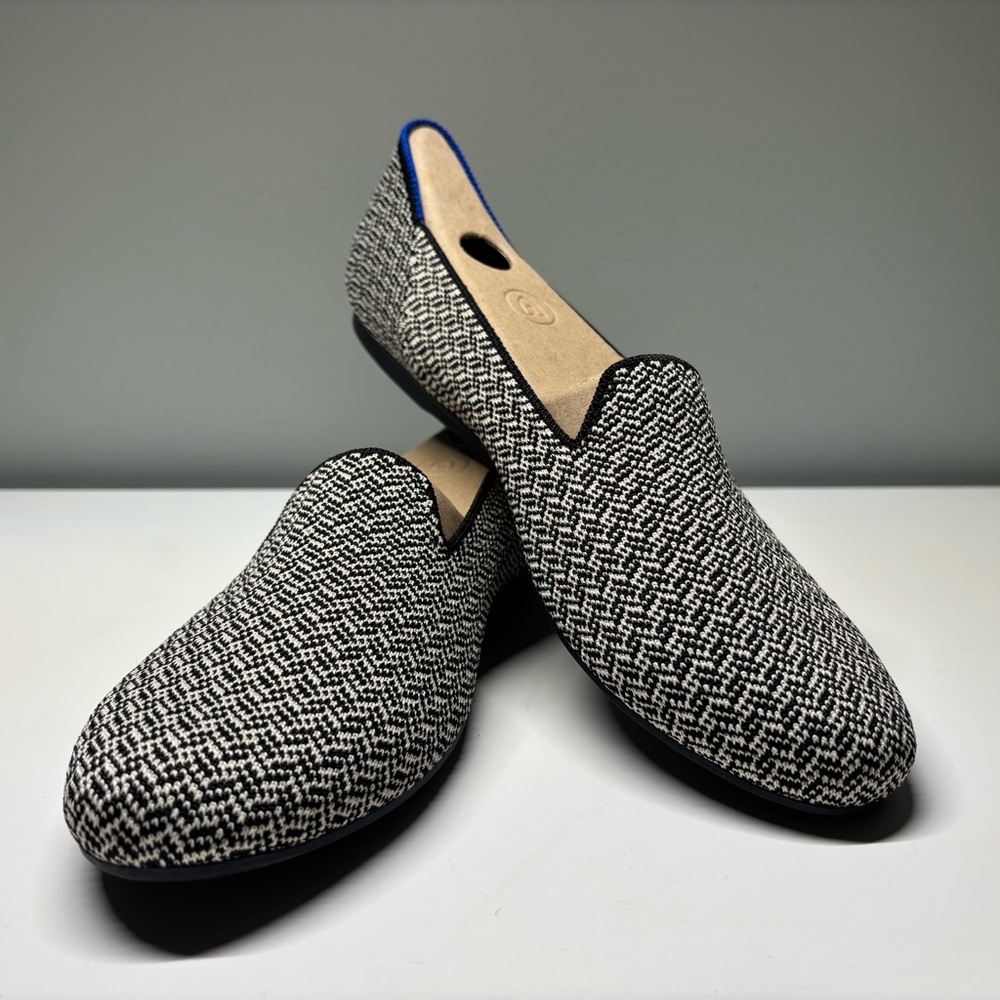 Rothy’s 9.5 Women’s Slate Herringbone Almond Loafers